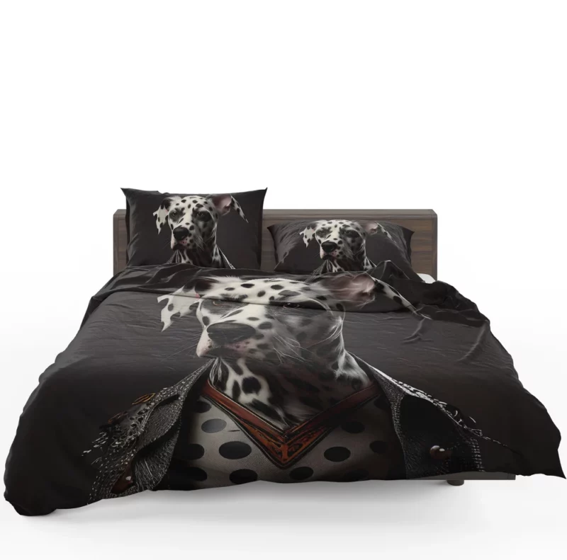 Punk Rock Dalmatian Puppy Bedding Set 1