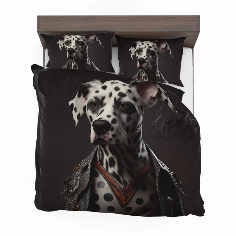 Punk Rock Dalmatian Puppy Bedding Set 2