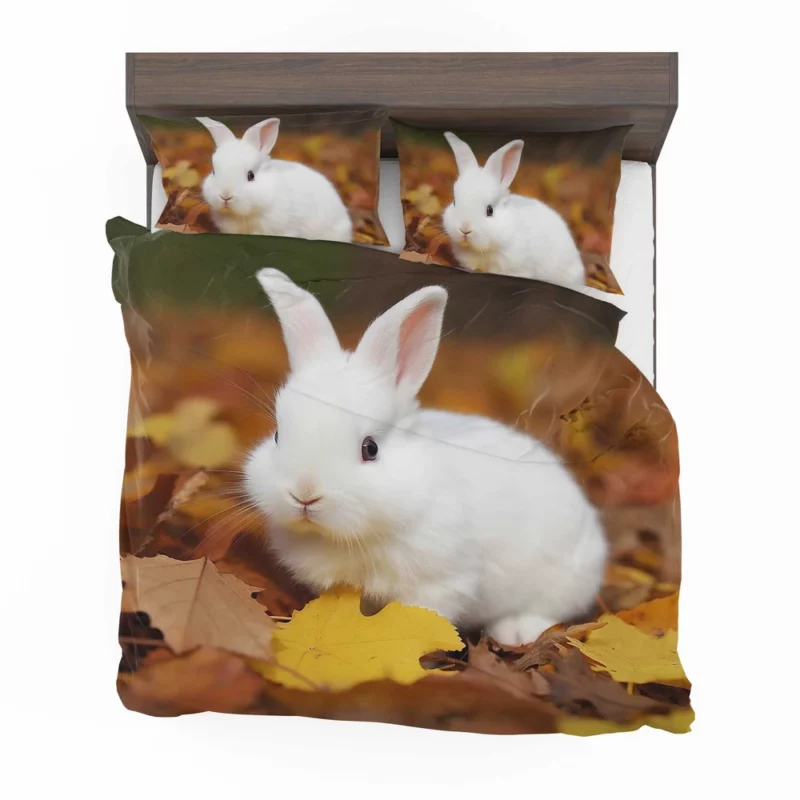 Rabbit in Autumn Leaves Bedding Set 2