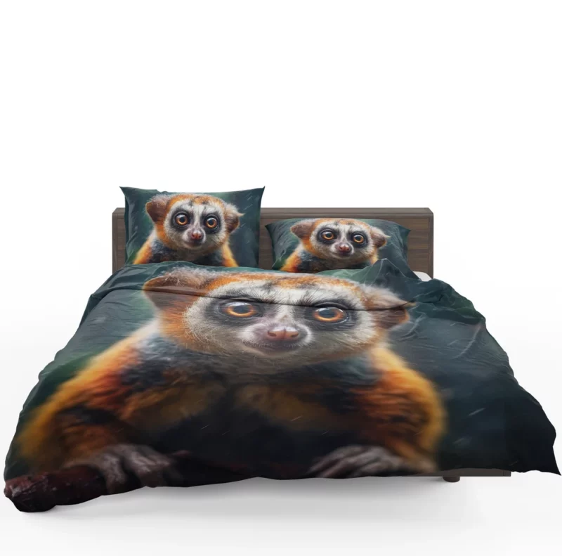 Rainy Day Ring-Tailed Lemur Bedding Set 1