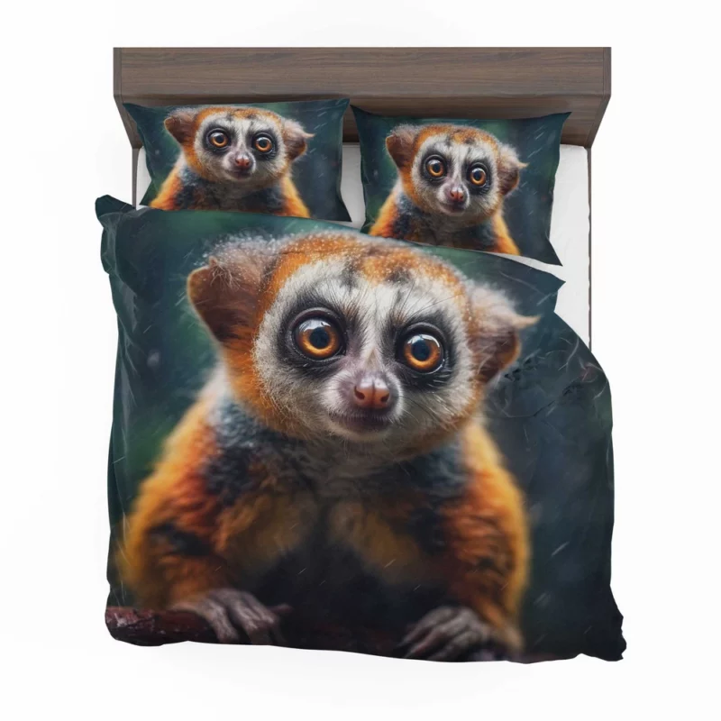 Rainy Day Ring-Tailed Lemur Bedding Set 2