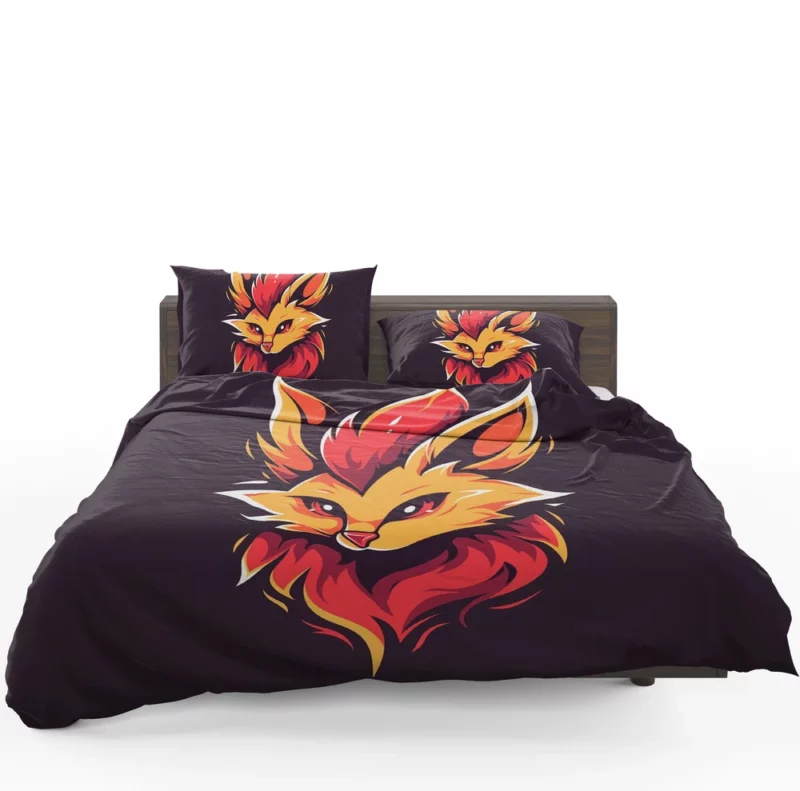 Red Fox Head Close-Up Bedding Set 1