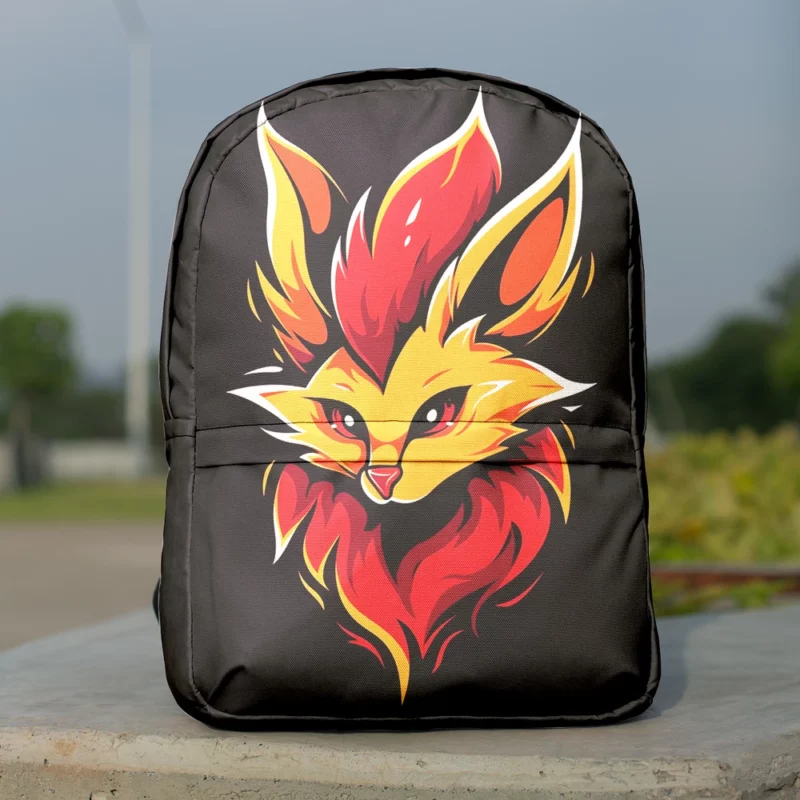 Red Fox Head Close-Up Minimalist Backpack