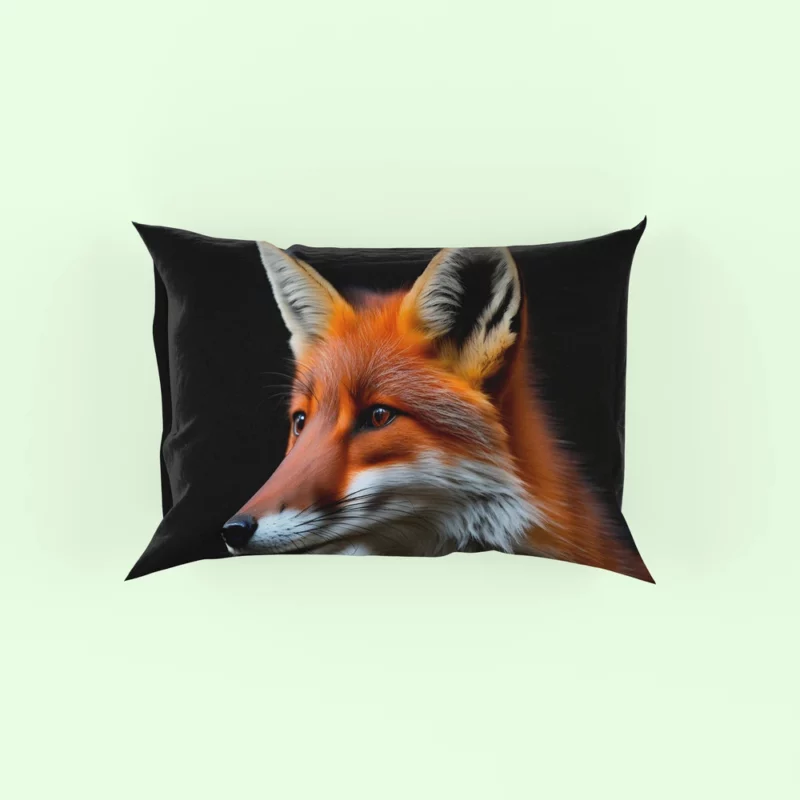 Red Fox in Darkness Pillow Case