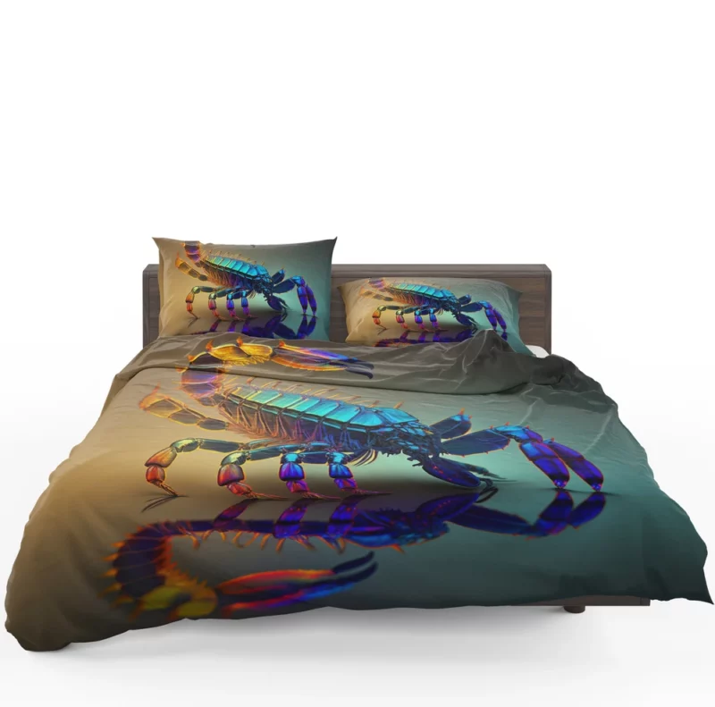 Reflective Scorpion Artwork Bedding Set 1