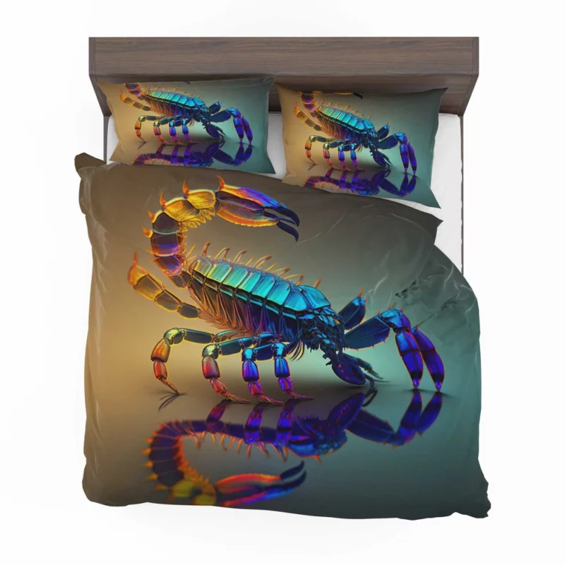 Reflective Scorpion Artwork Bedding Set 2