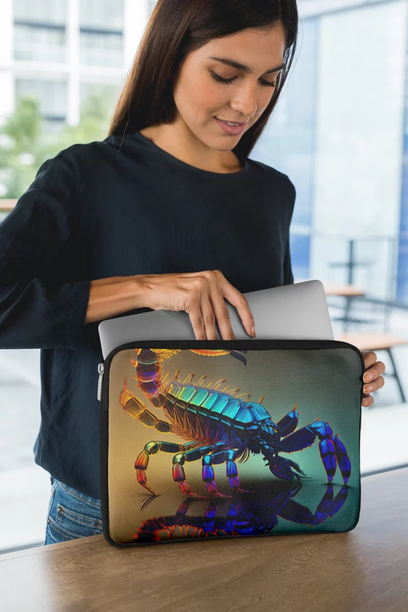 Reflective Scorpion Artwork Laptop Sleeve 1