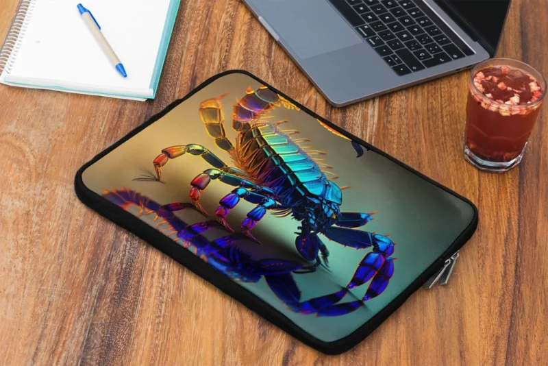 Reflective Scorpion Artwork Laptop Sleeve 2