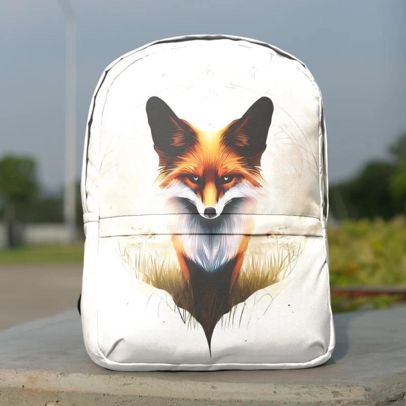 Regal Fox Vector Art Minimalist Backpack