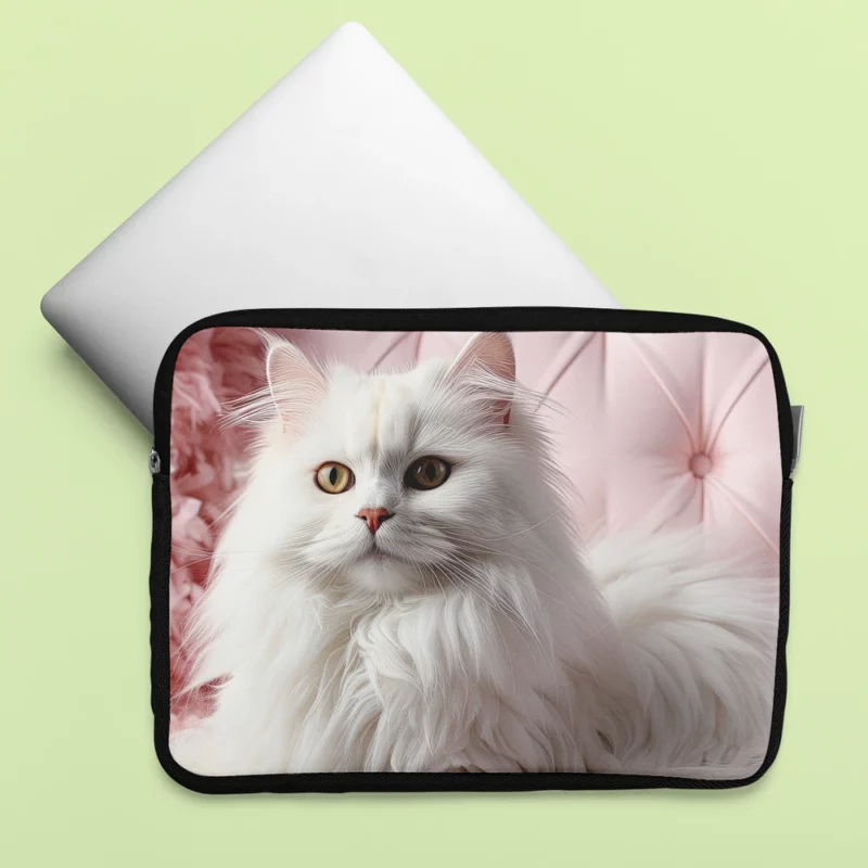 Regal Persian Cat Portrait Laptop Sleeve