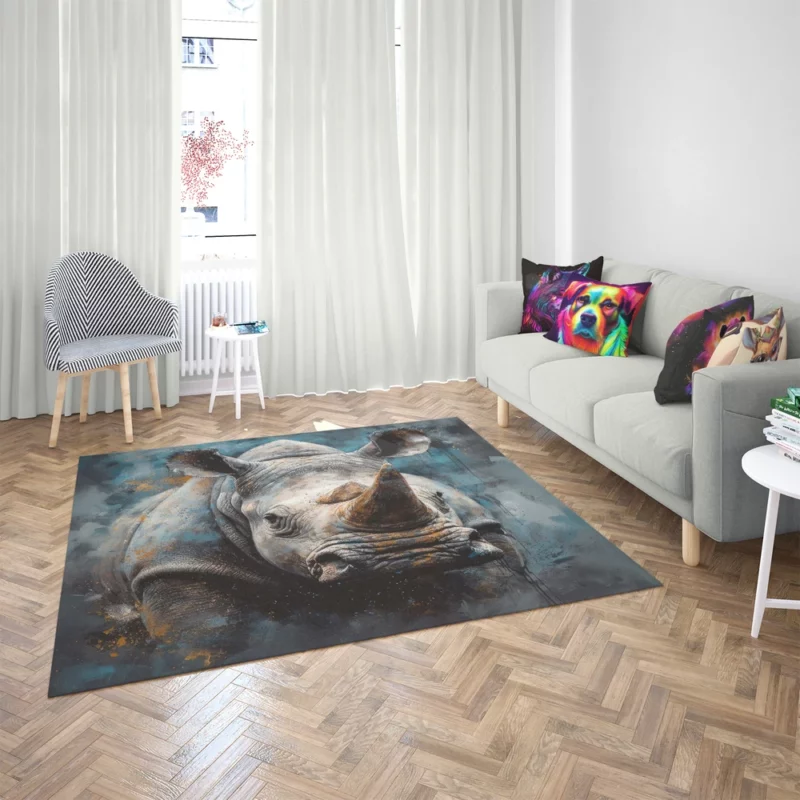 Rhino Photography Rug 2