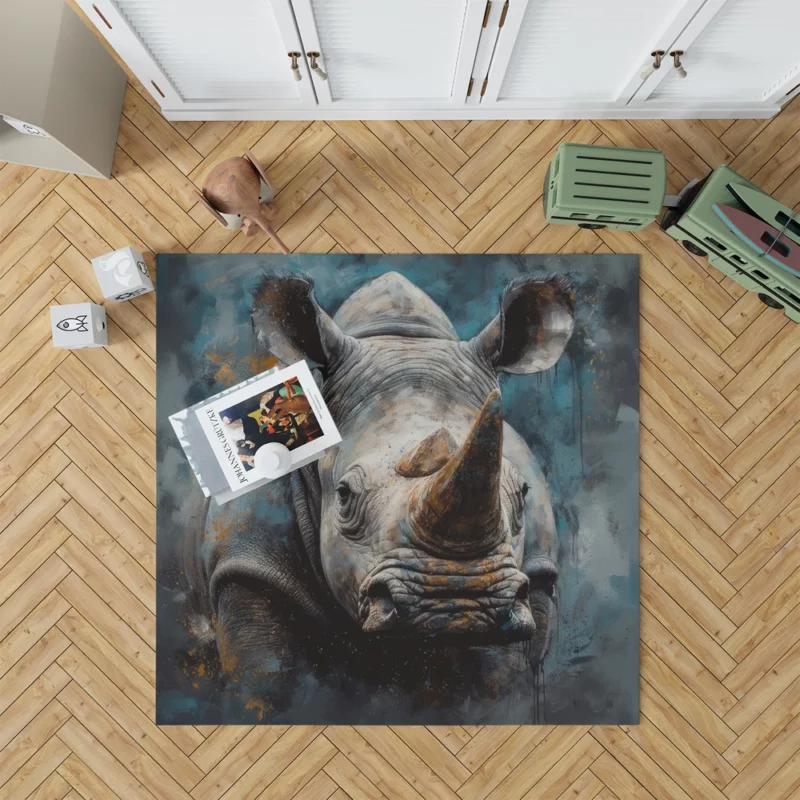 Rhino Photography Rug