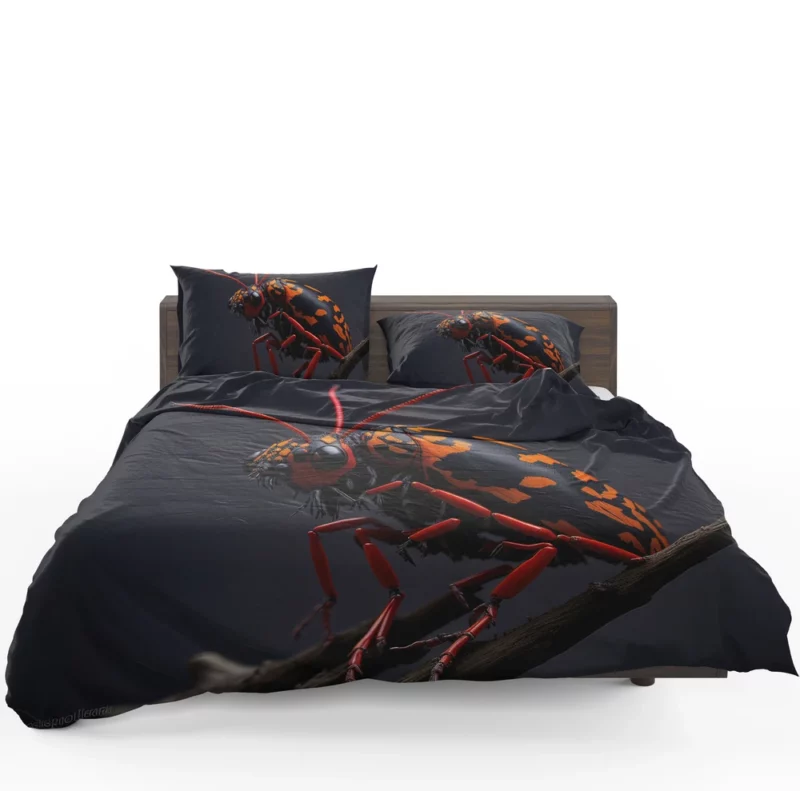 Rhinoceros Beetle With Label Bedding Set 1