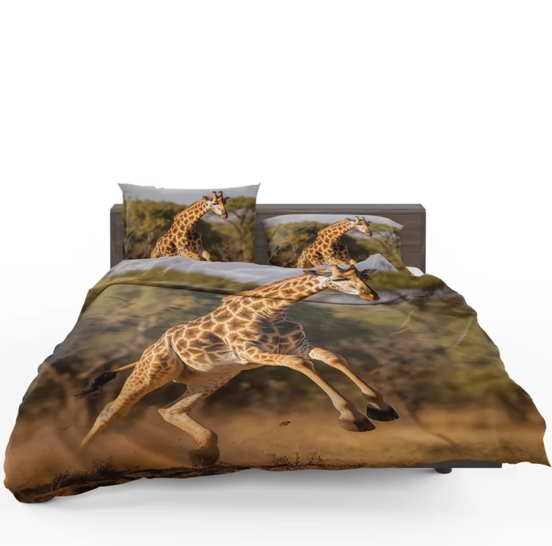 Running Giraffe Bedding Set 1