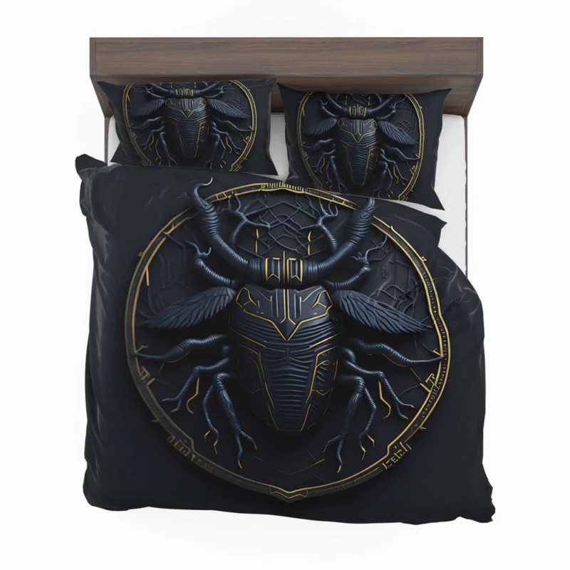 Scarab Cryptocurrency Logo Bedding Set 2