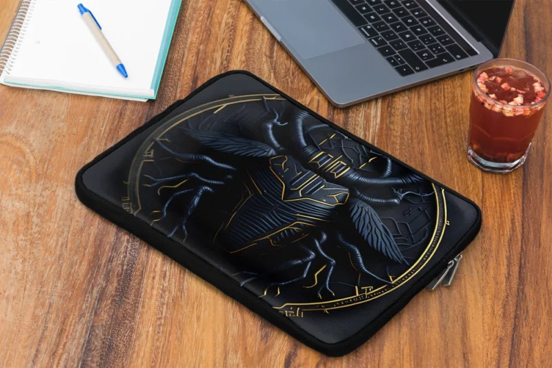 Scarab Cryptocurrency Logo Laptop Sleeve 2