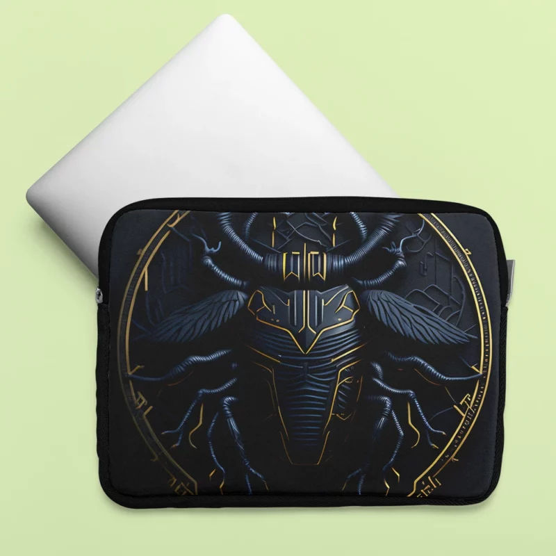 Scarab Cryptocurrency Logo Laptop Sleeve