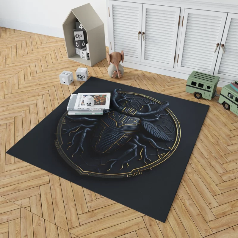 Scarab Cryptocurrency Logo Rug 1