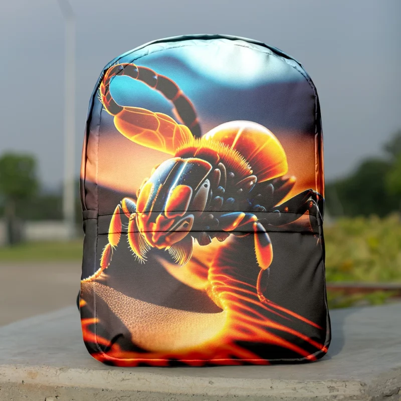 Scorpion in the Desert Minimalist Backpack