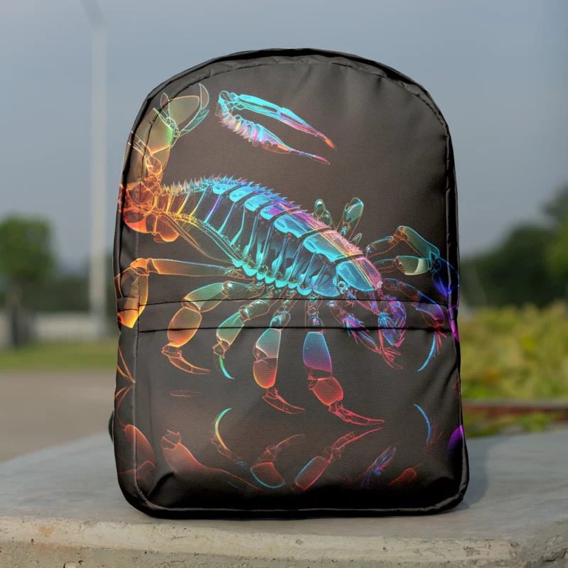 Scorpion on Dark Background Minimalist Backpack