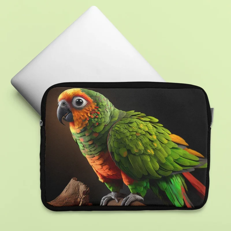 Screaming Sun Conures Nature Palette Laptop Sleeve