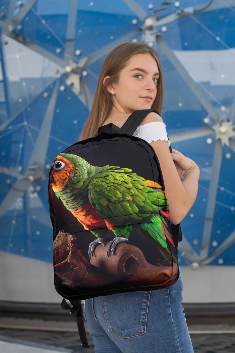 Screaming Sun Conures Nature Palette Minimalist Backpack 2