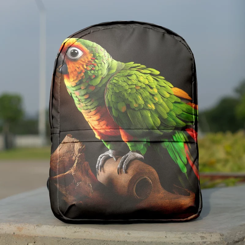 Screaming Sun Conures Nature Palette Minimalist Backpack