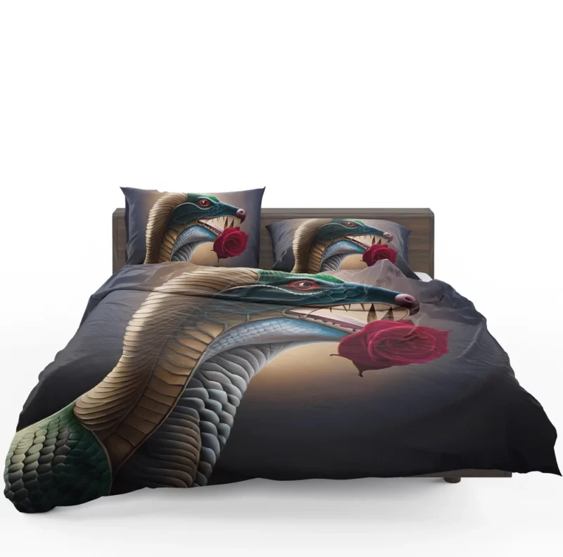 Serpent and Rose Bedding Set 1