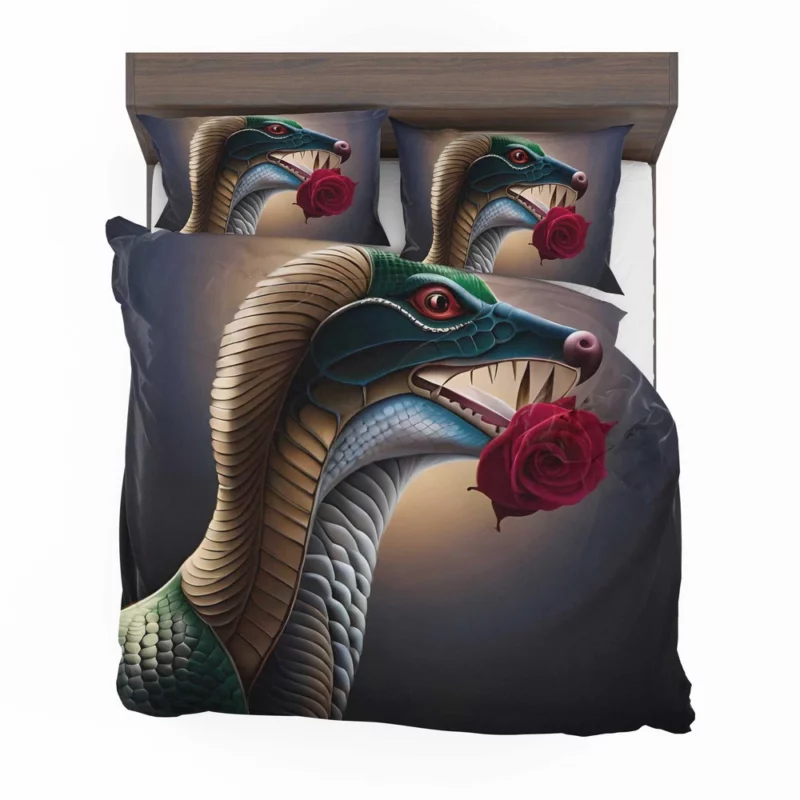 Serpent and Rose Bedding Set 2