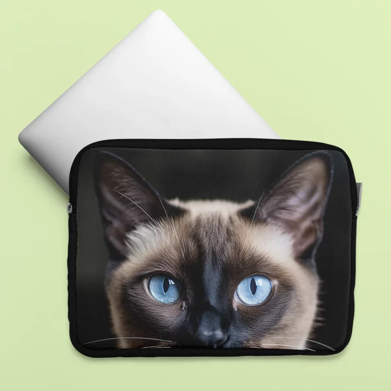 Siamese Cat AI Generation Laptop Sleeve