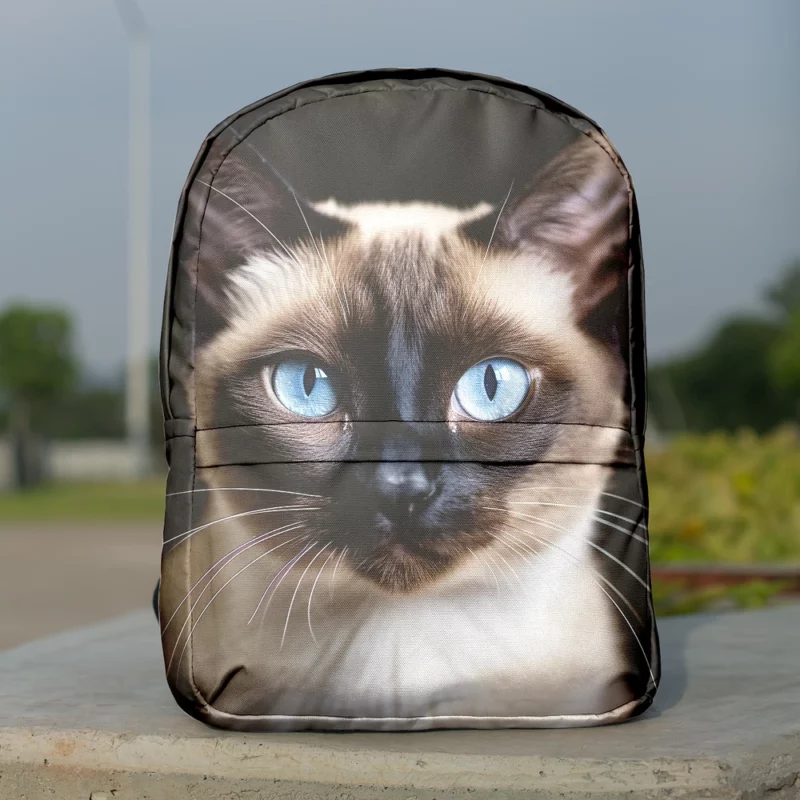 Siamese Cat AI Generation Minimalist Backpack