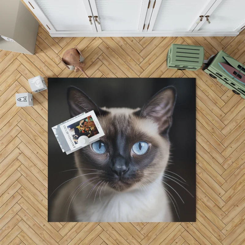 Siamese Cat AI Generation Rug