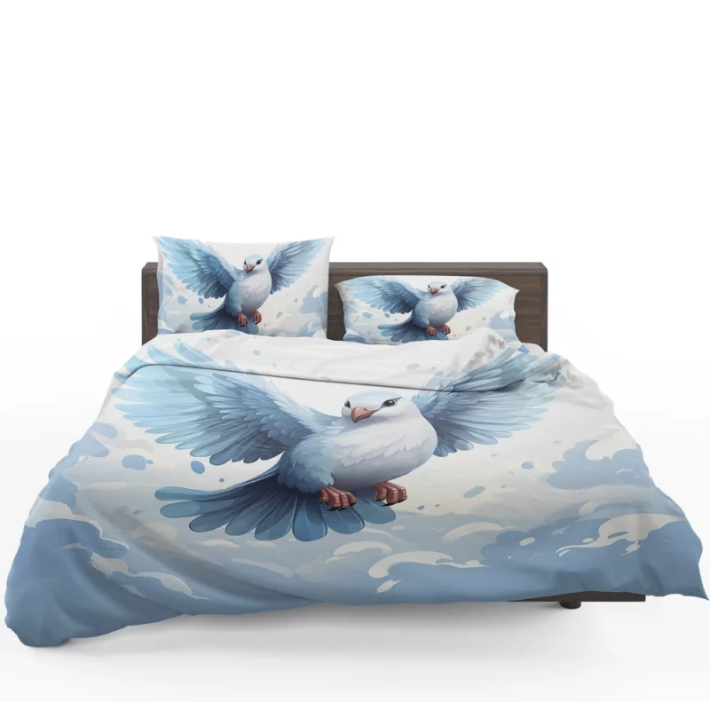 Simple Dove Logo Bedding Set 1