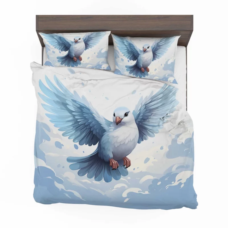 Simple Dove Logo Bedding Set 2