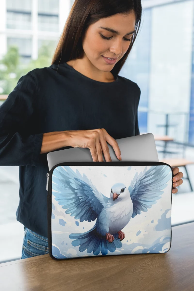 Simple Dove Logo Laptop Sleeve 1