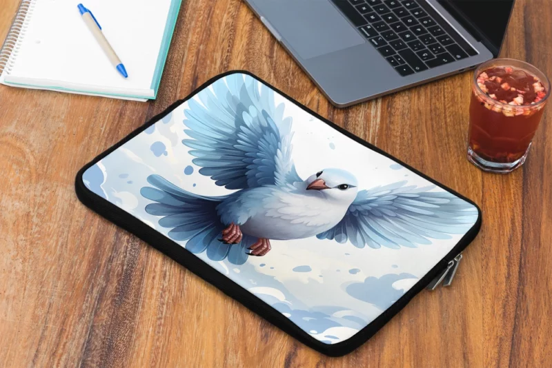 Simple Dove Logo Laptop Sleeve 2