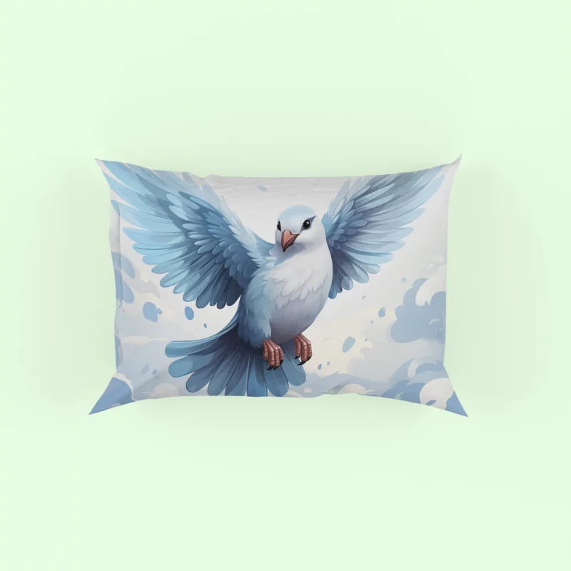 Simple Dove Logo Pillow Case