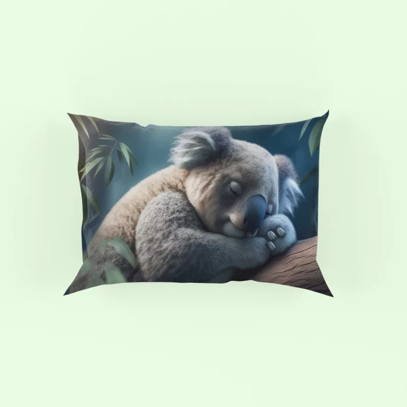 Sleeping Koala Close-Up Pillow Case