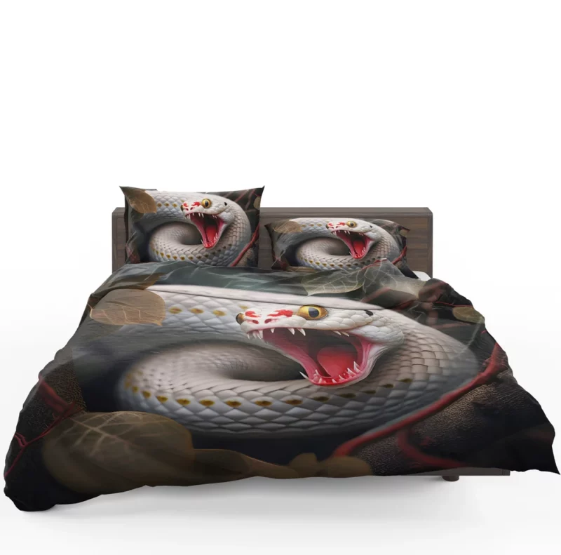 Snake Mysterious Tree Stare Bedding Set 1