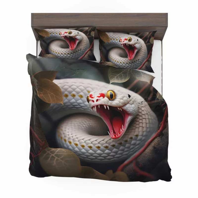 Snake Mysterious Tree Stare Bedding Set 2