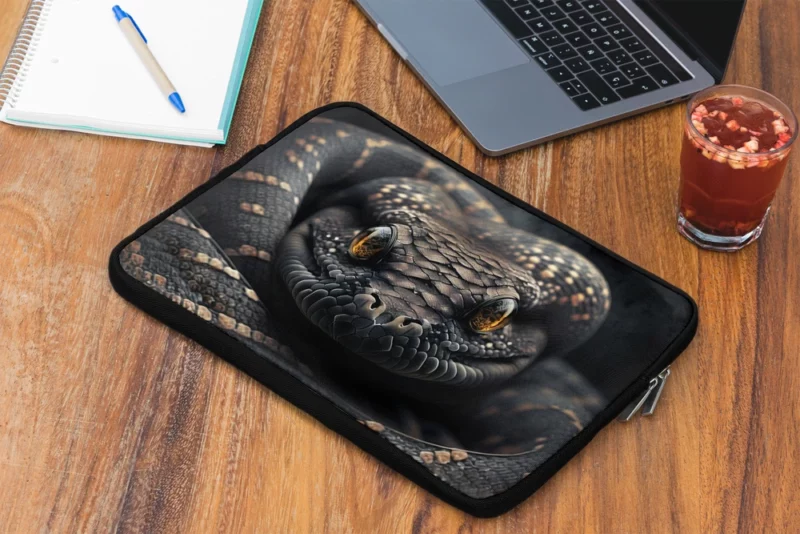 Snake on Rocks Laptop Sleeve 2