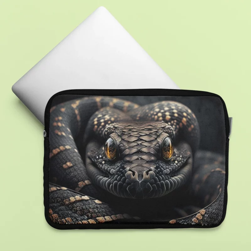 Snake on Rocks Laptop Sleeve