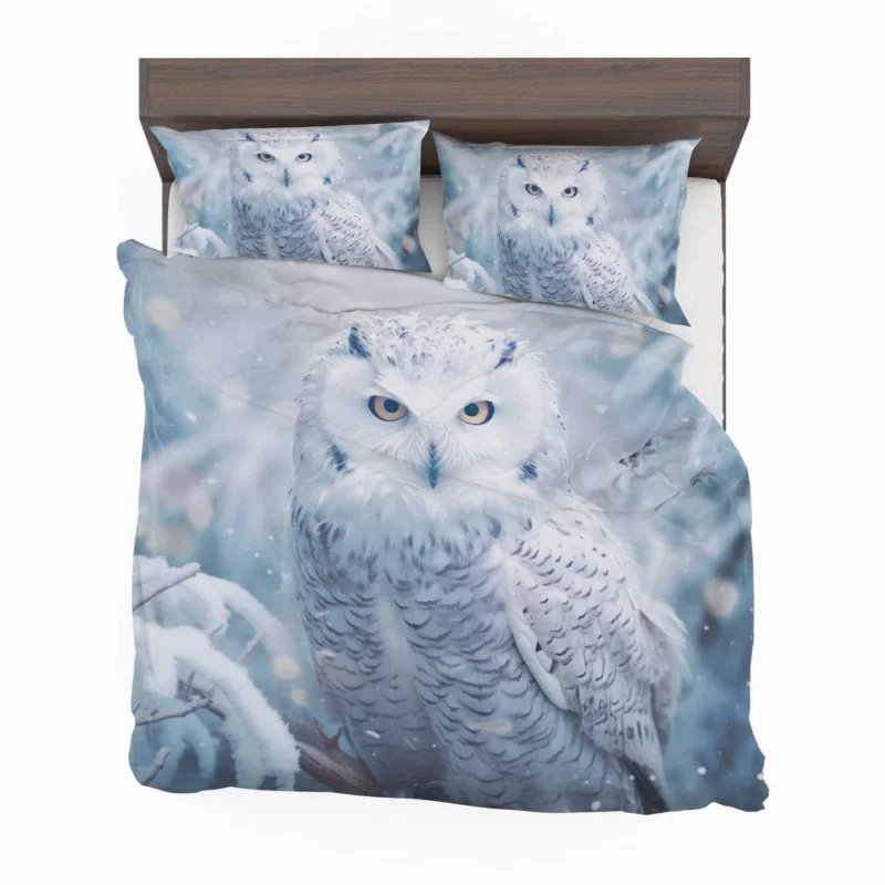 Snowy Owl Portrait Bedding Set 2