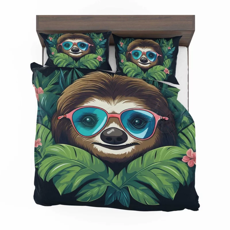 Specially Designed Sloth Graphics Bedding Set 2