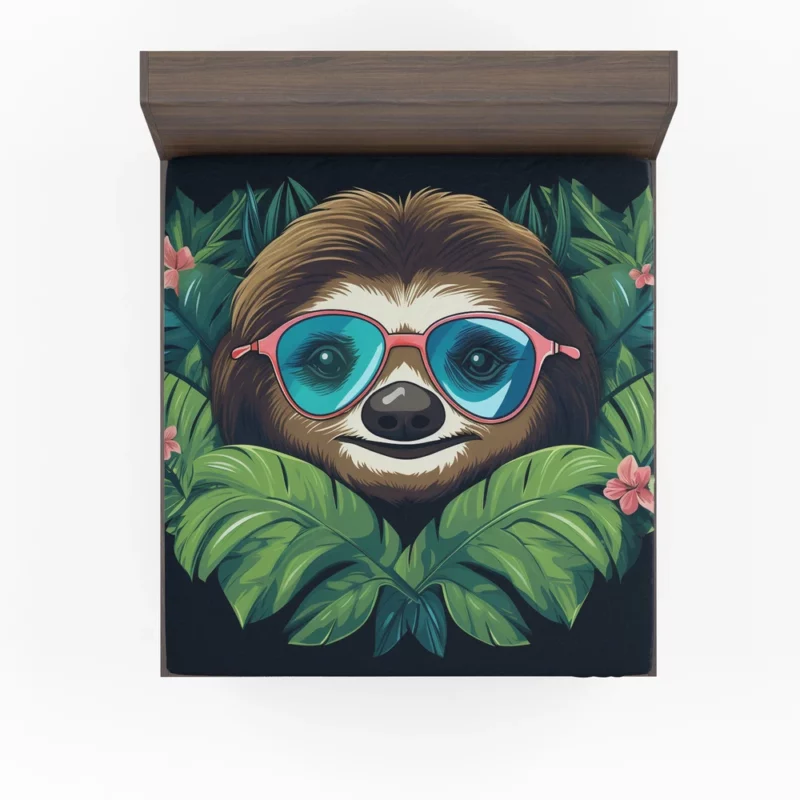 Specially Designed Sloth Graphics Fitted Sheet