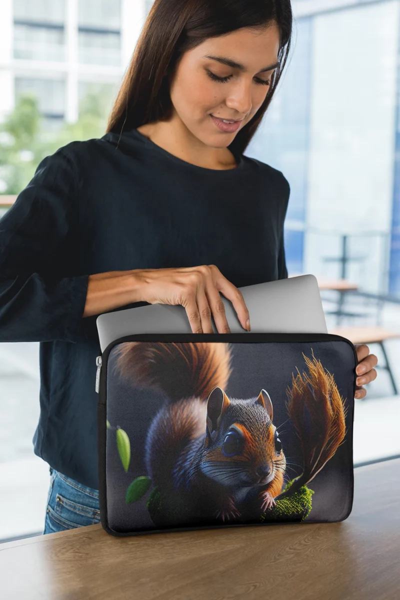 Squirrel Pot with Plant Laptop Sleeve 1