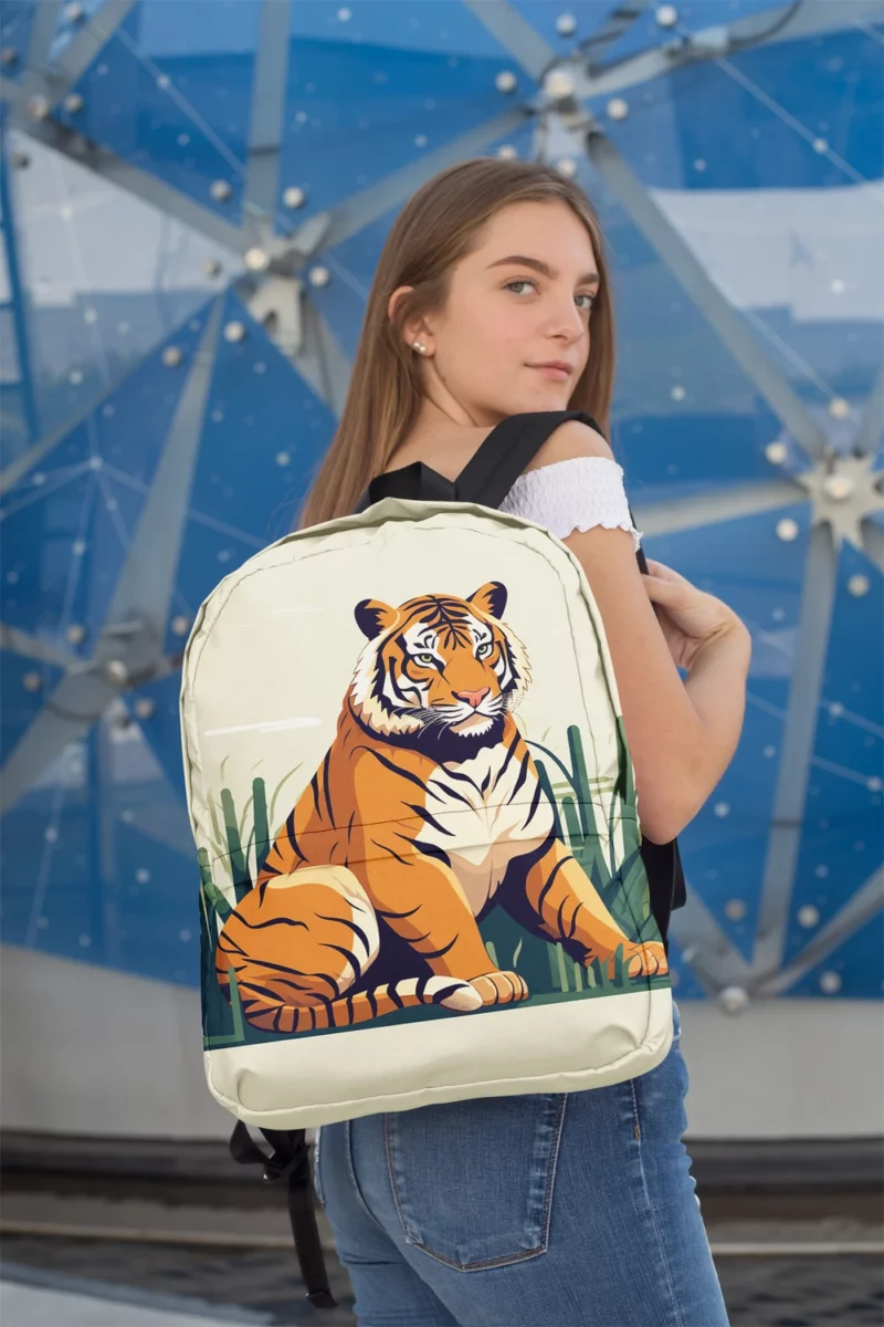 Stunning Bengal Tiger Minimalist Backpack 2