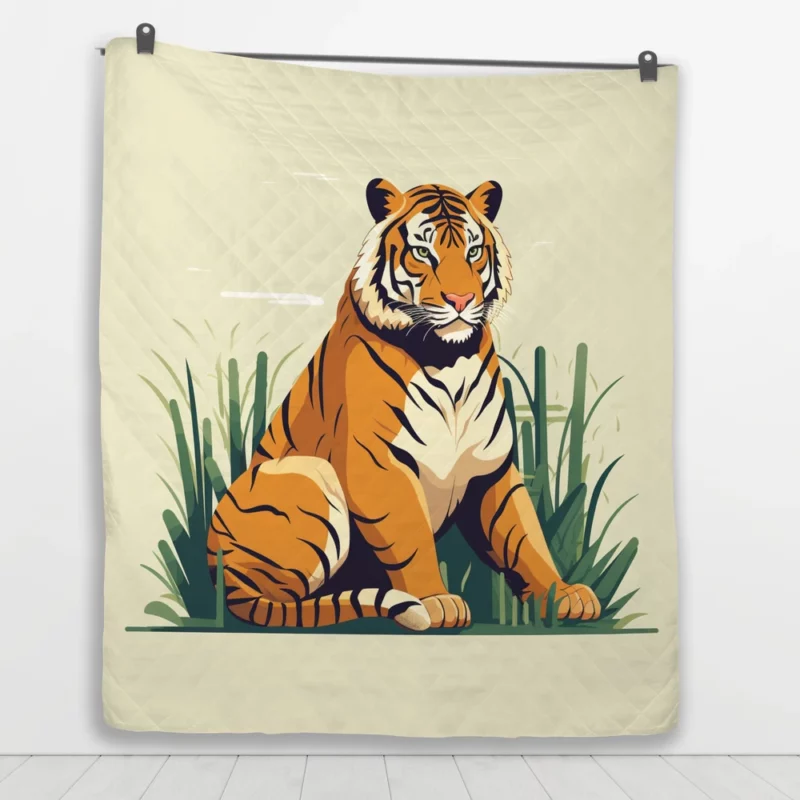 Stunning Bengal Tiger Quilt Blanket 1