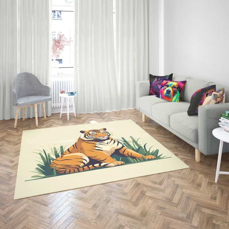 Stunning Bengal Tiger Rug 2