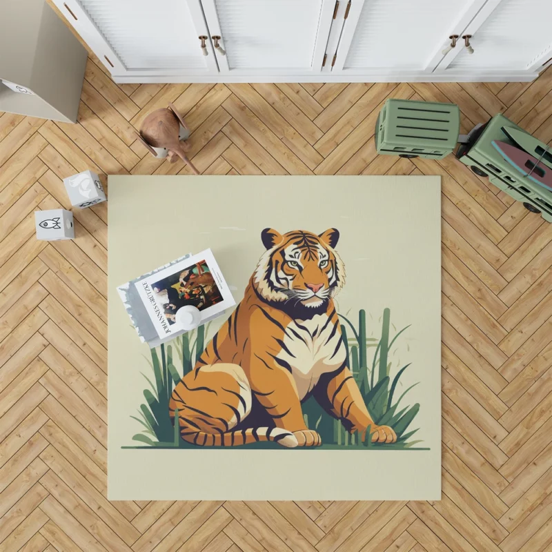 Stunning Bengal Tiger Rug